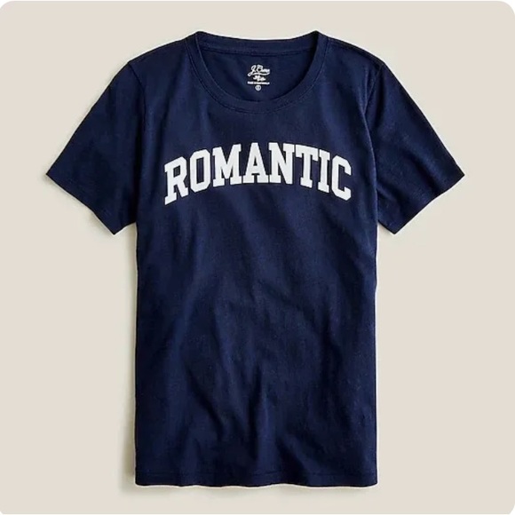 J.Crew NWOTs ROMANTIC crewneck t-shirt - Picture 3 of 5